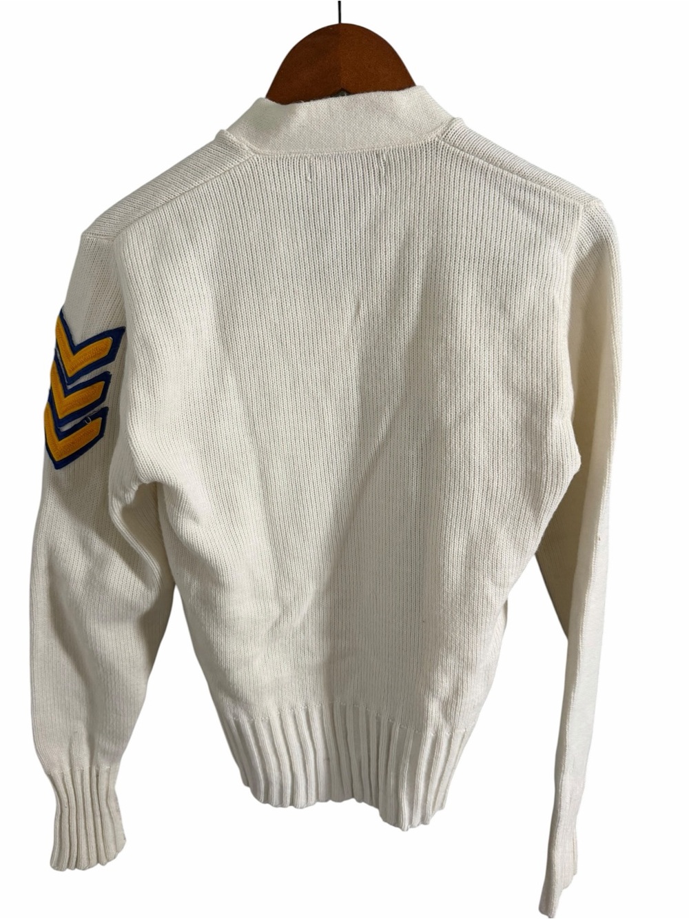 Vtg School Band V-Neck Sweater Patches - Picture 3 of 7